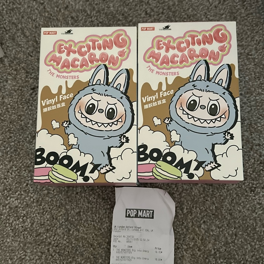 UNOPENED LABUBU Exciting Macaron -Single